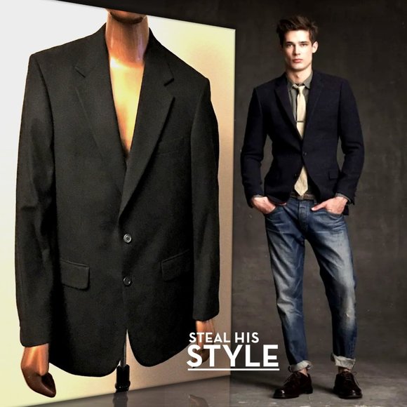 Oak Creek Other - OAK CREEK Silk/Cashmere/Wool 2-Button Blazer   40R